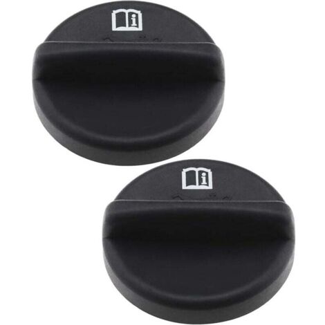 Bouchon de remplissage d'huile moteur de voiture 2 pièces 55566555 Compatible avec Astra J Corsa E Cascada Insignia A Zafifa C bouchon de réservoir d'huile de voiture (1/4)