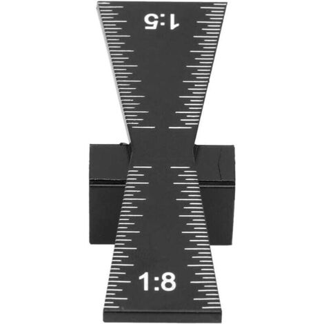 Jauge à Queue D'aronde En Aluminium, Outils De Travail du Bois, Outil De Mesure De Biseau, Utilisé Pour Mesurer le Bois, les Tuyaux Et Autres Articles