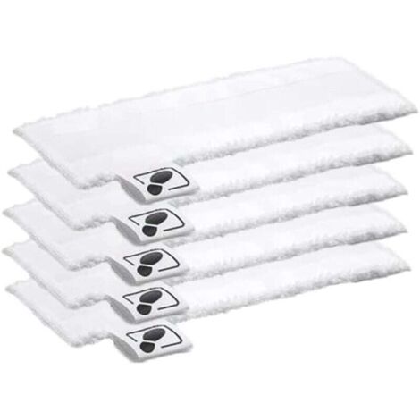 Lot de 5 Tampons en Tissu Microfibre pour Nettoyeur Vapeur EasyFix SC2 SC3 SC4 SC5 (1/4)