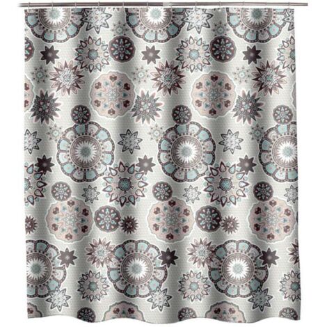 Rideau de Douche,220x200cm en tissu Polyester,Rideau Baignoire beau pour Salle de Bain (1/4)
