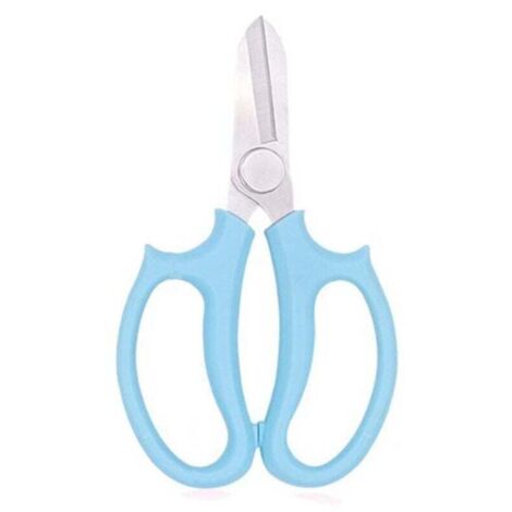 Sécateur manuel, sécateur domestique léger et compact, durable et économe en main-d'œuvre, utilisé pour la composition florale, le jardinage, l'élagage, la cueillette de fruits bleu (1/4)
