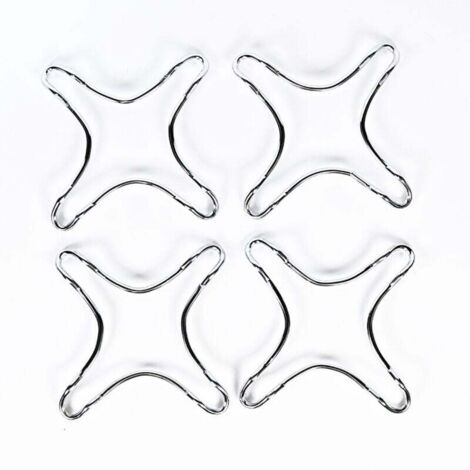 4 Pièces Universel Fonte Anneau à Gaz, Support Universel pour Cuisinière, Wok Support Stand pour Gaz Table de Cuisson, pour Les Cuisines, Les Machines À Café, Les Fours, Poêles À Gaz (1/4)