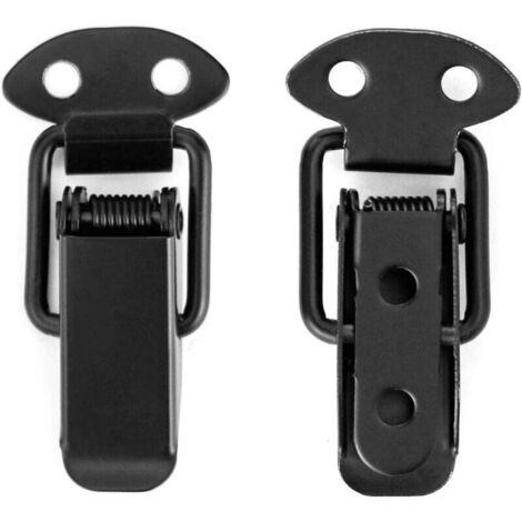 Lot De 10 Loquets Métal Pour Boîte à Outils - Argent, 40 Mm De Long, Parfaits Pour Coffres, Valises Ou Projets DIY