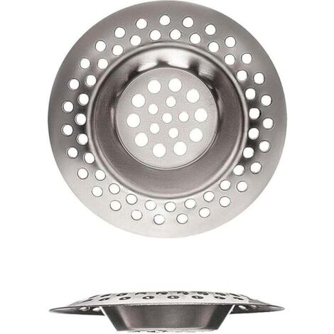 Lot de 2 crépines d'évier en acier inoxydable pour cuisine et salle de bain, buanderie, évier et autres trous de drainage, gadgets de cuisine, idéales pour les ustensiles de cuisine (7 c (1/4)