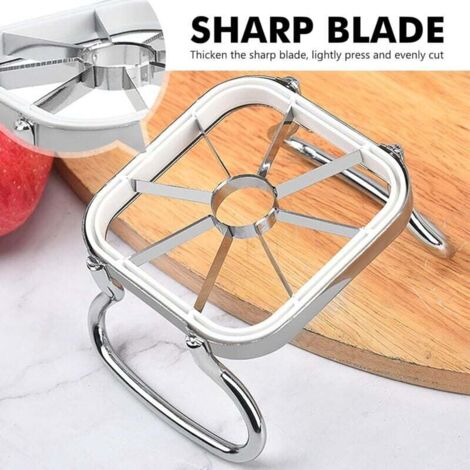 Coupe pommes en acier inoxydable pour une utilisation facile