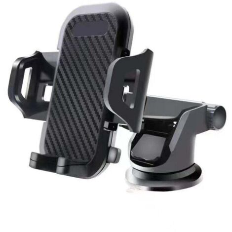 Support Telephone Voiture, Attache Telephone Ventouse,Porte Téléphone Rotatif Rotation 360°& Un Bouton Libération, Ventouse Ultra Puissante pour Tableau Bord/Pare-Brise (1/3)