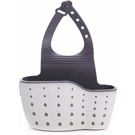 Porte-Éponge pour Évier de Cuisine,Panier Suspendu de Type Égouttoir,Égouttoir Panier Suspendu,Évier Étagère de Rangement,Porte Éponge de Rangement,pour Stockage de Cuisine,Support de Vidange (1/4)