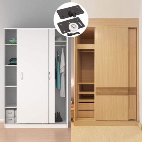Galets de porte de placard coulissante N 6517 de Prie-Line avec déport