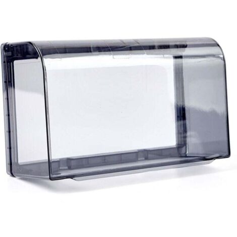Résistant aux intempéries - Protection pour prise extérieure et prise - Noir,20212175mm (1/4)