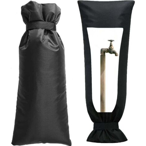 63 cm x 33 cm - Protection thermique pour robinet de jardin - Housse de protection pour robinet d'extérieur - Épaississement - Résistant à l'hiver (1/4)