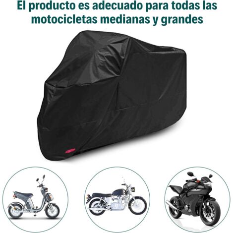 Housse de moto en tissu Oxford imperméable, style universel, XXL : 245 x 105 x 125 cm, housse de protection contre le soleil, la poussière, le vent | Leroy Merlin