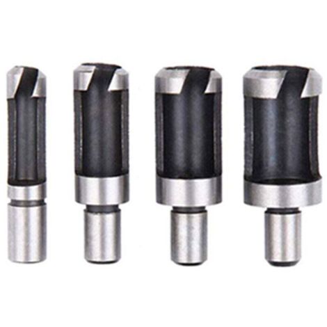 Fraise Bouchonner Bois Lot de 8 Mèche Bouchon Bois Foret Faire Cheville Outil de Coupe pour Faire une Bois Bouchon Cheville Tourillon Goujon Tenon Dowel (1/5)