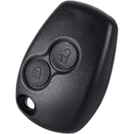 Boitier de clé 2 Boutons sans Lame Compatible avec Renault Clio 3, Twingo 2, Master 3, Kangoo 2 (1/4)
