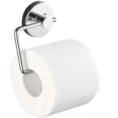 Dérouleur papier WC, Fixation Vaccum sans perçage, repositionnable, Chromé (1/4)
