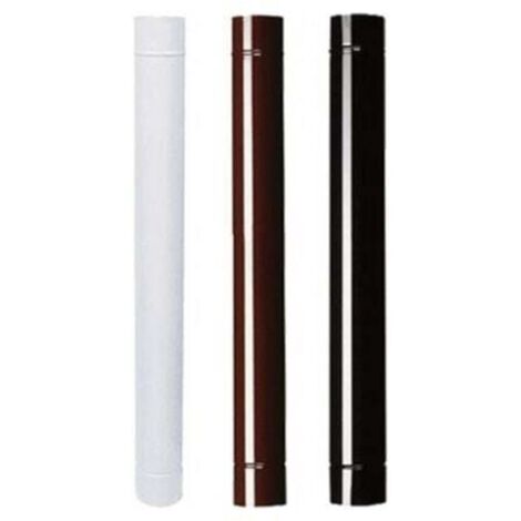 Tuyau Émaillé Pour Poêles Cm 100 Ø 10 Blanc (1/2)