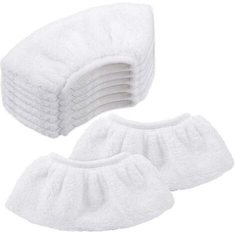 Chiffons en microfibre pour Krcher, 8 pièces, chiffons pour buse à main, accessoire pour nettoyeurs à vapeur Sc 1, 2, 3, 4, 5 (1/4)