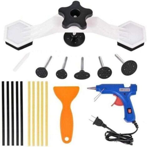 Kit d'outils de débosselage non peint - 19 pièces pour voiture, moto ou camion (1/4)