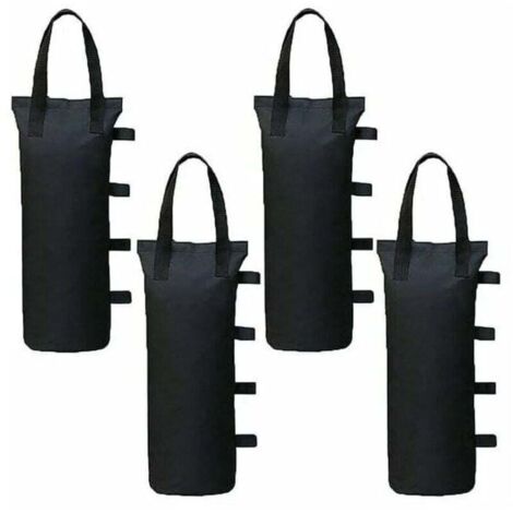 Lot de 4 Poids de Gazebo pour Tonnelle et Pavillon, Sac de Lestage Sable pour Jambes, Tentes Pare-Soleil (1/4)