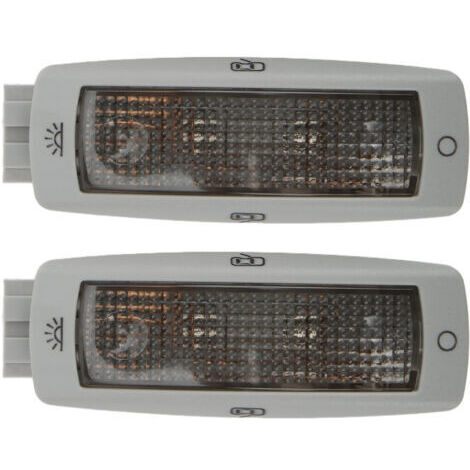 Plafonnier de lecture arrière 3B0947291 coque grise haute luminosité adapté pour Cadillac