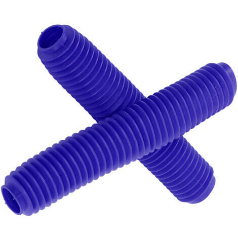 Paire de cache-poussière d'amortisseur de fourche avant de moto, pièces de rechange adaptées à Suzuki RM125 DR250 DRZ400 400 bleu