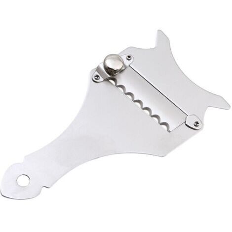 Râpe à Truffe Inox , Trancheuse Pratique Ondulés Lame Rasoir Chocolat Ustensiles, du Fromage, du Chocolat, Acier Inoxydable，1pcs (1/5)