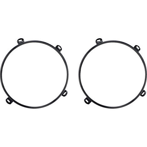 2 pièces 7 pouces support de montage de phare anneau support de lampe convient pour Jeep Wrangler TJ 07-18 (1/4)