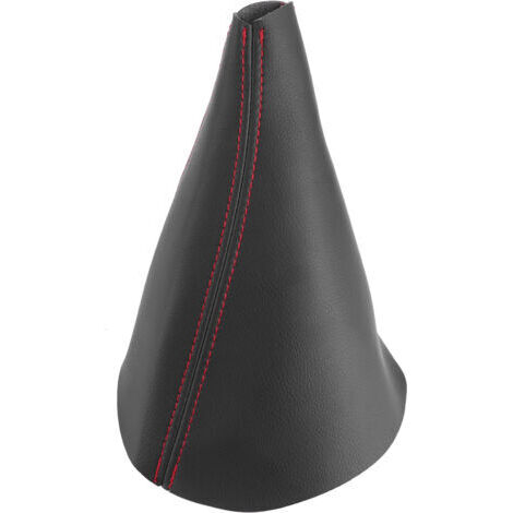 Pommeau de levier de vitesse, housse de voiture durable, résistante aux rayures, portable et résistante à l'abrasion, pour housse de levier de vitesse de voiture (noir ligne rouge)
