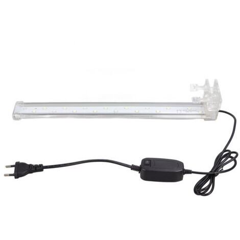 Lampe à pince pour réservoir de poissons, cristal haute luminosité, étanche, lumière LED pour Aquarium, prise ue, 220V WH-380