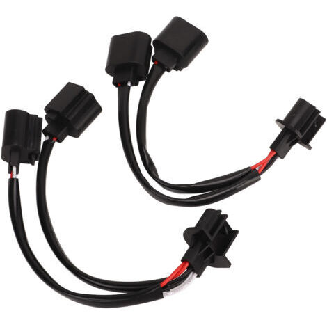 2 pièces 9008 H13 phares Conversion faisceau de cblage adaptateur de prise mle à femelle Plug and Play pour camion pick-up LED fil (1/4)