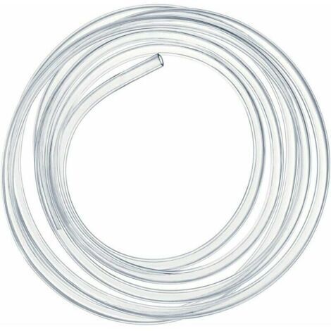 Tuyau en PVC souple transparent de 2 mètres, flexible de pression de 16 × 20 mm.