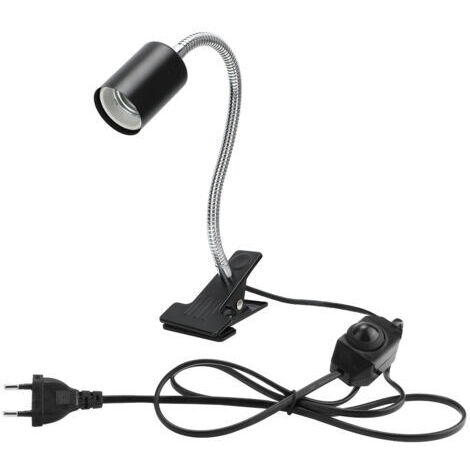 360 degrés rotatif température réglable tortue lézard poisson reptile lampes thermiques pince de base support à pince support d'éclairage prise ue 220V