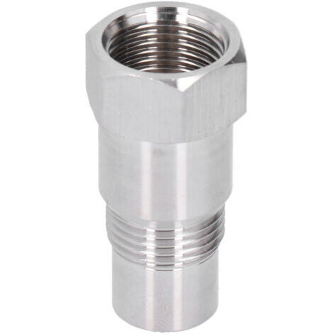 Adaptateur de capteur d'oxygène 02, capteur d'oxygène de lumière de moteur de voiture haute résistance pour la plupart des véhicules M18X1.5mm (1/4)
