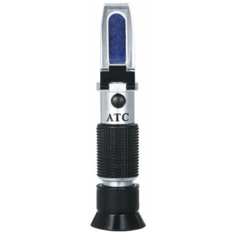 Refractometre De Salinite Densimetres D'Eau De Mer Portables Testeur De Salinite Optique Refractometre Atc Portable, Double Echelle: 0-100‰ & 1.000-1.070 Densite, Testeur D'Eau Salee Pour Aquar