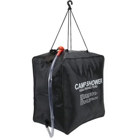 Sac de Douche Solaire, 40L Sac de Douche Solaire Sac d'eau Baignade chauffée à l'énergie Douche de Camping extérieure chauffée à l'énergie Solaire
