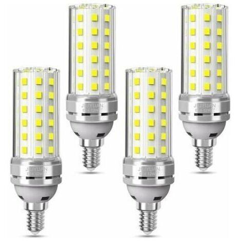 Ampoule E14 LED 6000K Blanc Froid 1450LM 12W Ampoule Maïs Équivaut à Bulbes 100W E14 Ampoules LED éclairage Led E14 Non Dimmable- Lot de 4