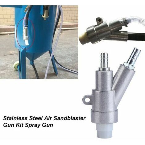 B2 Sandblaster gun pistolet Kit + Bore carbure Buse de Rechange Cabinet (1/5)