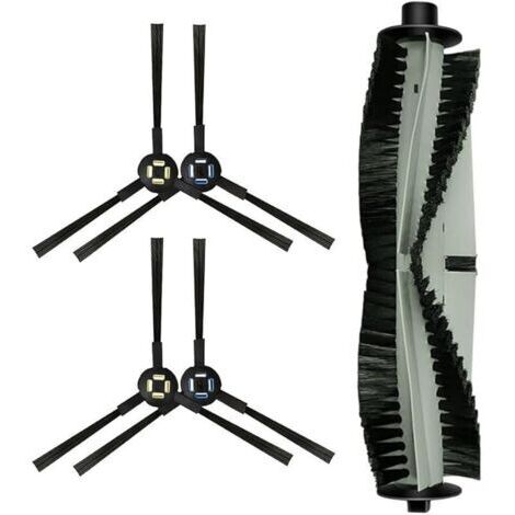 Brosse aspirateur pour Silvercrest SSR1 SSRA1 pour aspirateur robot pour A9s A9 A7 L100 (1 brosse à rouleau + 4 brosses latérales (1/5)