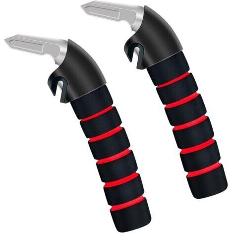 Paquet de 2 poignées de porte de voiture, poignées de soutien d'assistance pour personnes âgées, poignées multifonctions, poignées de loquet de porte de voiture, adaptées aux personnes âgées et handic (1/4)