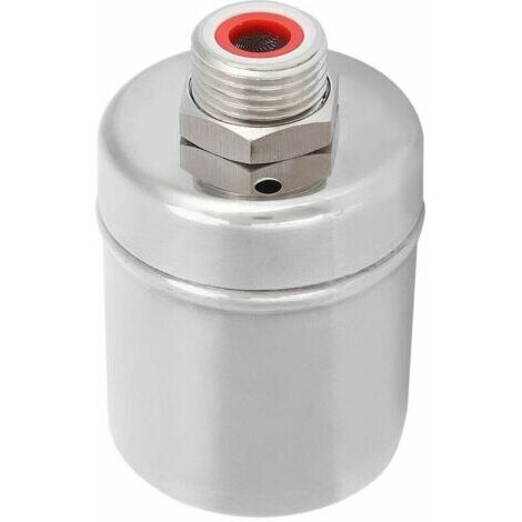 Robinet à bille à flotteur 1/2in Réservoir de contrôle automatique du niveau eau Robinet à bille flottant en acier inoxydable (1/5)