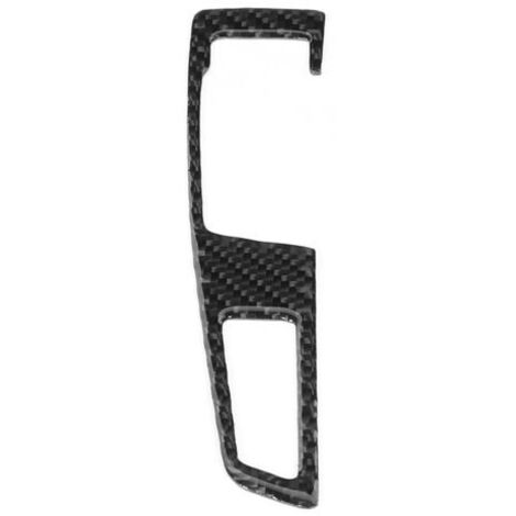 Couvercle d'habillage de panneau de bouton de changement de vitesse en fibre de carbone pour F07/ F10/ F25/ F26 2009-2016 LHDB (double interrupteur)