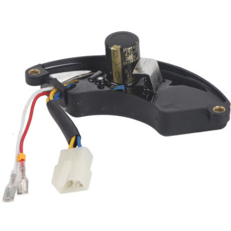 Régulateur de tension AVR universel pour générateur essence-diesel 5-6,5KW 1PH 220V Style demi-lune