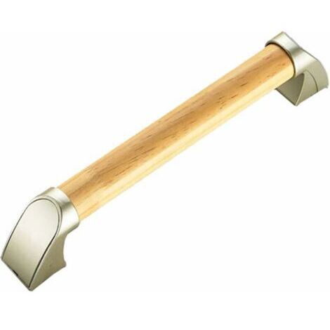 [JAMAIS UTILISÉ]Barre d'appui en bois pour salle de bain, douches, personnes handicapées (couleur bois, 30 cm) (1/5)