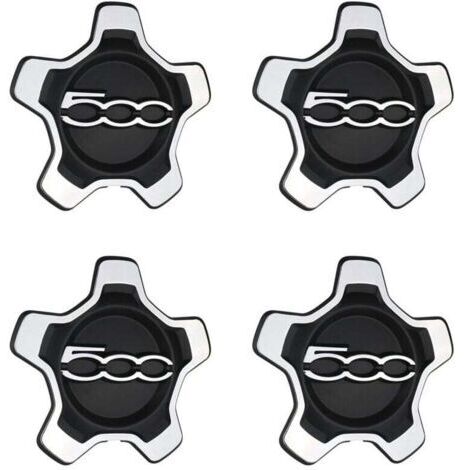 [JAMAIS UTILISÉ]Lot de 4 Enjoliveurs de Roue Anti-Poussière Compatible Piaggio 500X 2016-2022 Argent (1/4)