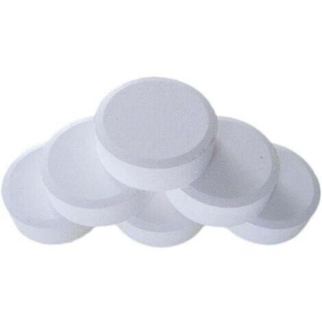 [JAMAIS UTILISÉ]Comprimés de chlore multifonctions pour piscine Comprimés de chlore Comprimés désinfectants instantanés pour piscine Comprimés effervescents au dioxyde de chlore pour piscine et spa (5