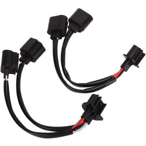 [JAMAIS UTILISÉ]2 pièces 9008 H13 phares Conversion faisceau de cblage adaptateur de prise mle à femelle Plug and Play pour camion pick-up LED fil (1/4)