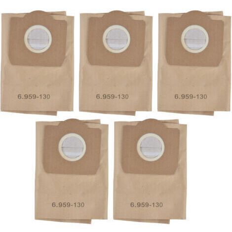 [JAMAIS UTILISÉ]5 pièces sac à poussière pour aspirateur accessoire pour aspirateur Karcher 6.959‑130.0 WD3200 WD3300 WD3500 (1/4)