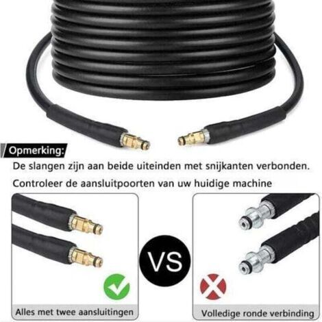 [JAMAIS UTILISÉ]Remplacement du tuyau de nettoyant haute pression pour Kärcher K K2 K3 K4 K5 K6 K7 Série haute pression Nettoyer Click Click Connecteur rapide 6M (1/3)