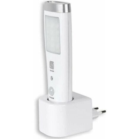 [JAMAIS UTILISÉ]Lampe torche,Lampe de nuit, détecteur d'urgence, 3.7V/250MAH, batterie NiMH, blanc, 1788056mm, 1pc (1/4)