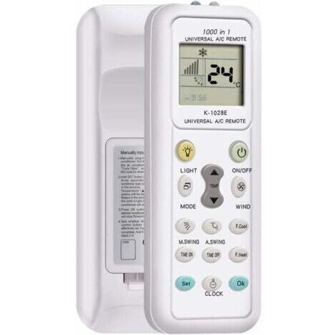 [JAMAIS UTILISÉ]2pcs Telecommande Universelle clim,Télécommande Universelle pour climatiseur,telecommande climatiseur Universel,Compatible avec Toutes Les Marques de Clime,Compatible avec Aermec, Airw (1/4)