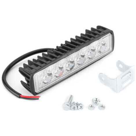[JAMAIS UTILISÉ]6LED 18W Super lumineux voiture conduite travail Spot lampe faisceau d'inondation pour SUV moto bateau (1/4)